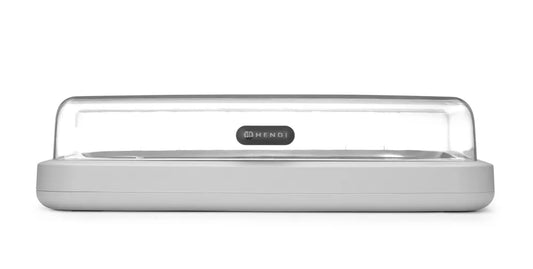 Kühldisplay UNIQ, HENDI, designed by Robert Bronwasser, GN 1/1, Weiß, 593x389x(H)147mm, Rechteckig