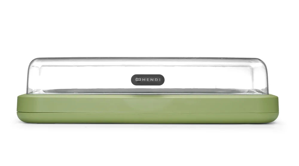 Kühldisplay UNIQ, HENDI, designed by Robert Bronwasser, GN 1/1, Grün, 593x389x(H)147mm, Rechteckig