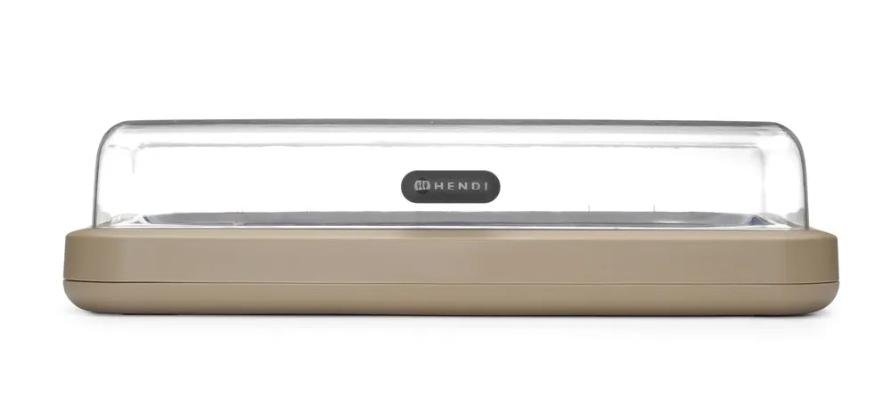 Kühldisplay UNIQ, HENDI, designed by Robert Bronwasser, GN 1/1, Beige, 593x389x(H)147mm, Rechteckig