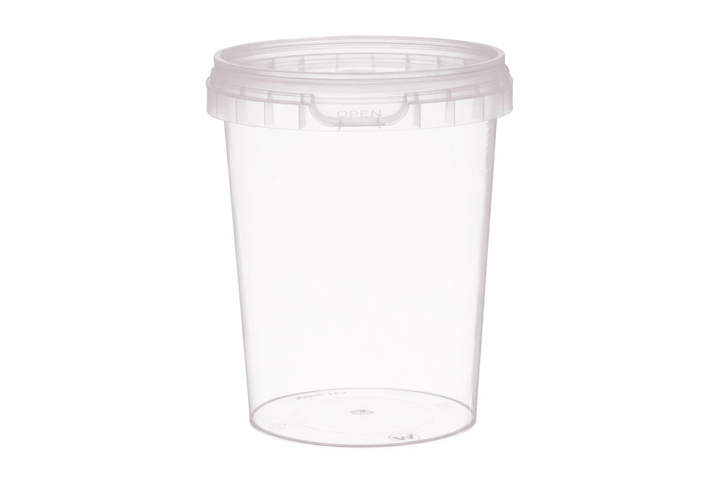 Verpackungsbecher Originalverschluss rund PP 520ml H:117xØ95mm - 380 Stück