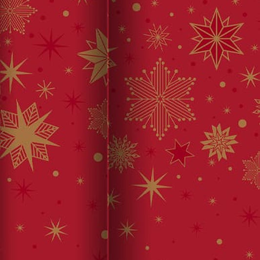 Dunicel Tischdecken Rollen, 18x25m Stargazing Red