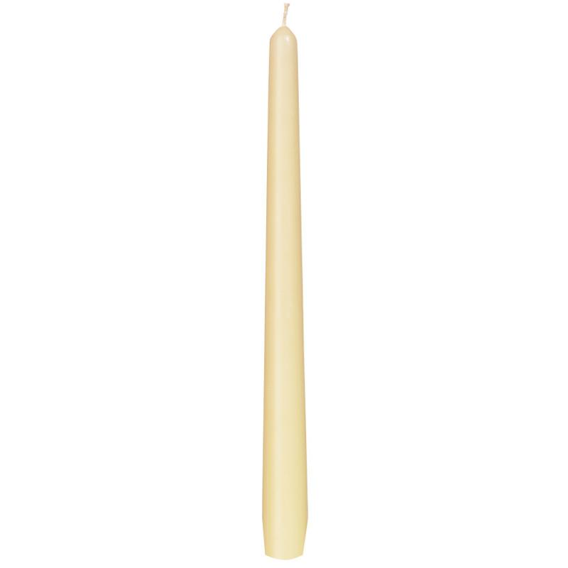 Leuchterkerze Spitzkerze champagner 25cm - 100 Stück