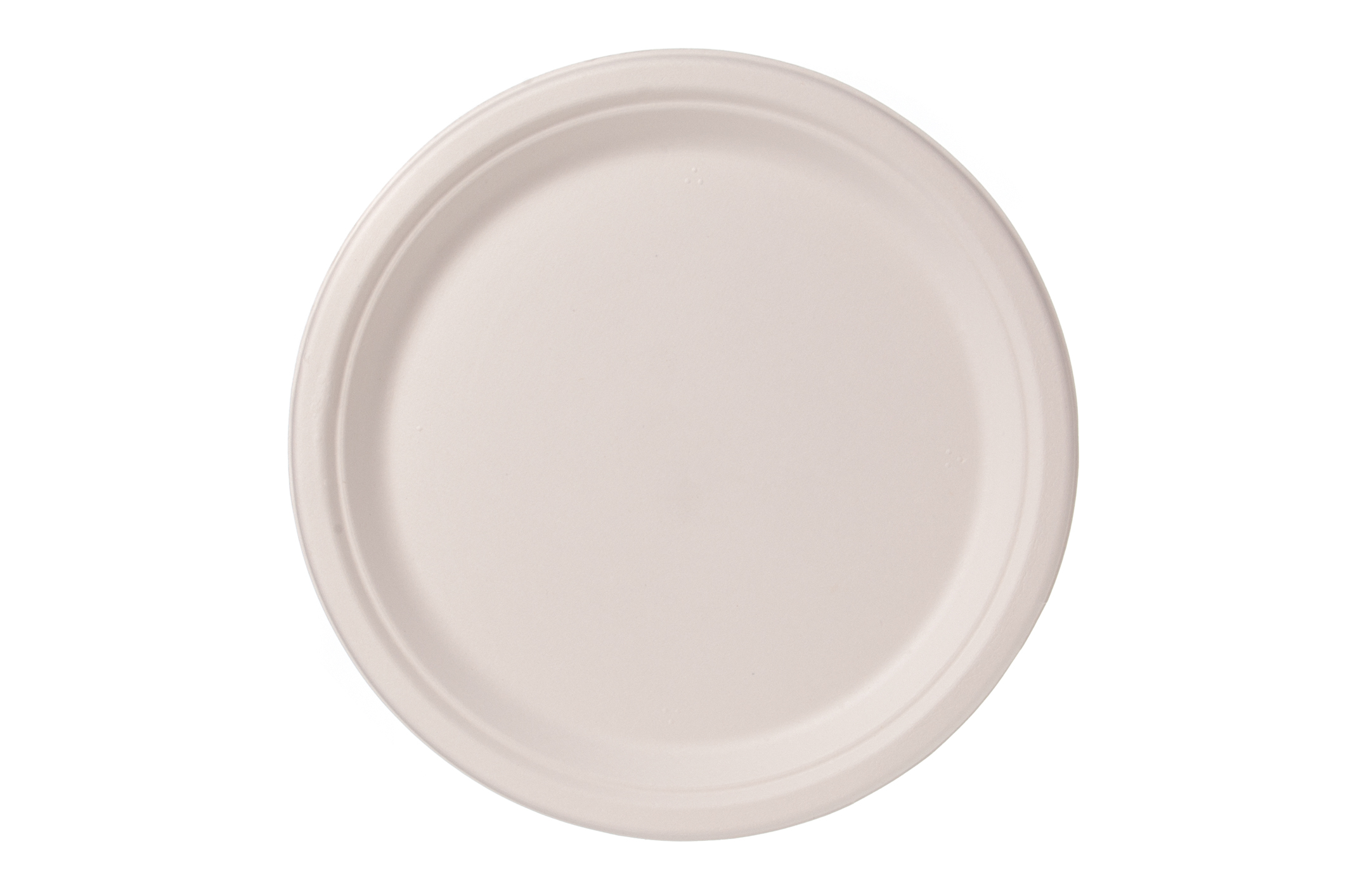 Shopbild Einweg Teller ungeteilt Holzfaser 26cm - 400 Stück