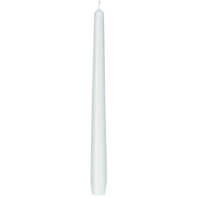 SPITZKERZE WEISS Leuchterkerze Spitzkerze weiß 25cm - 100 Stück