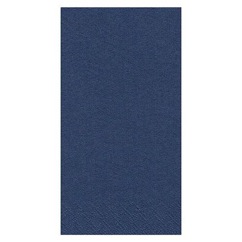Serviette 33x33cm 2-lagig 1/8 Falz Blau - 1500 Stück