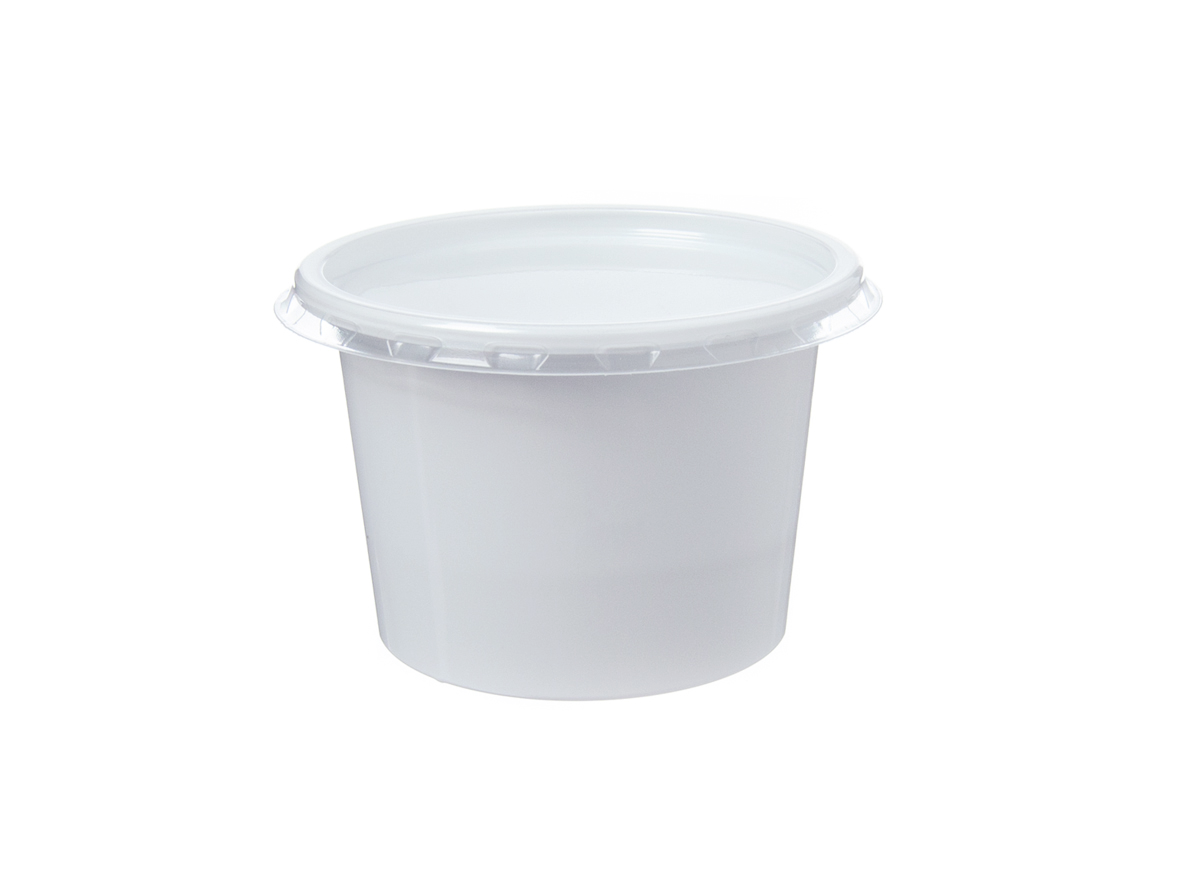 Dressingbecher weiß 50ml Typ 100/50 70,3x24,5mm - 1000 Stück