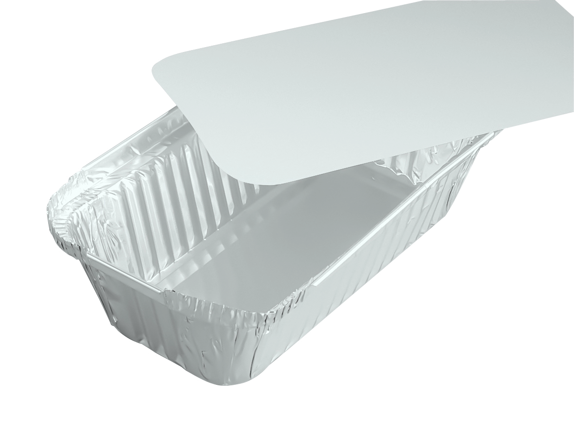 Aluminium Aluschale R13L 670ml 201x109x49mm - 500 Stück
