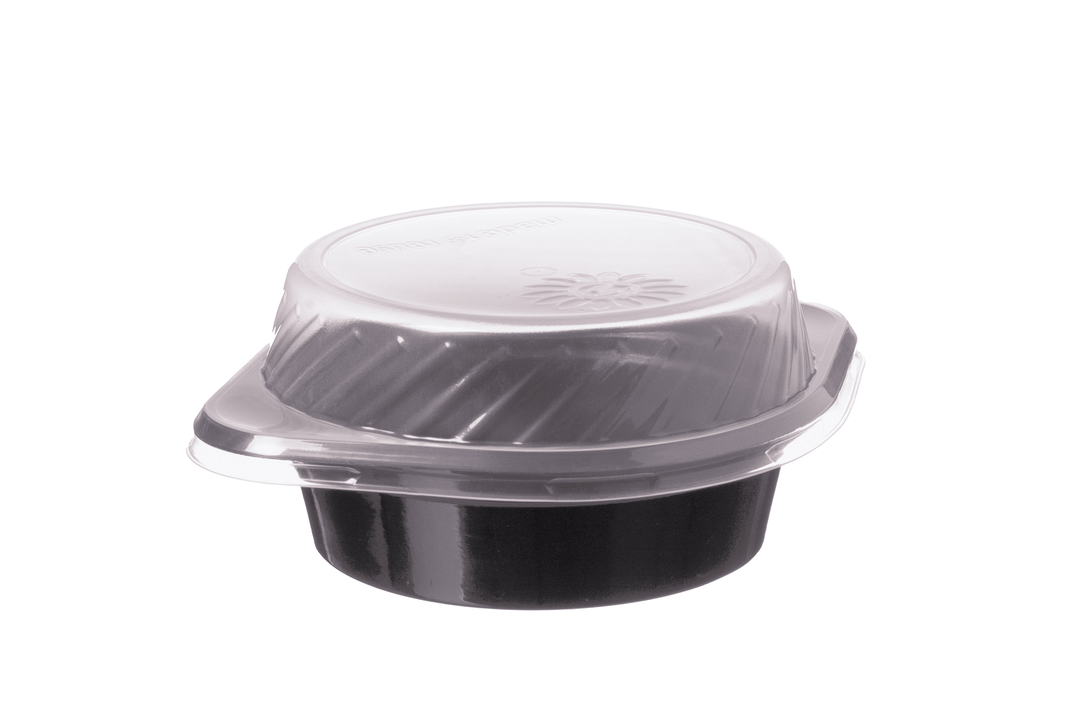 MEHRWEG SUPPENSCHALE Deckel zu Mehrweg Suppen Schale schwarz 150x45mm - 216 Stück