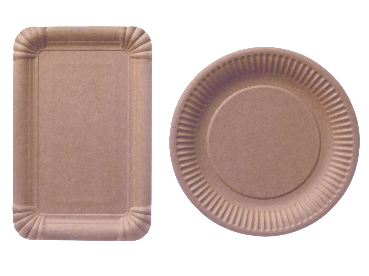 Shopbild Pappteller eckig Frischfaser 13x20cm - 1500 Stück