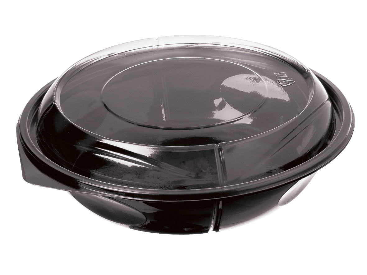Salatschale eckig 550ml 260x187x29mm mit Deckel - 500 Stück