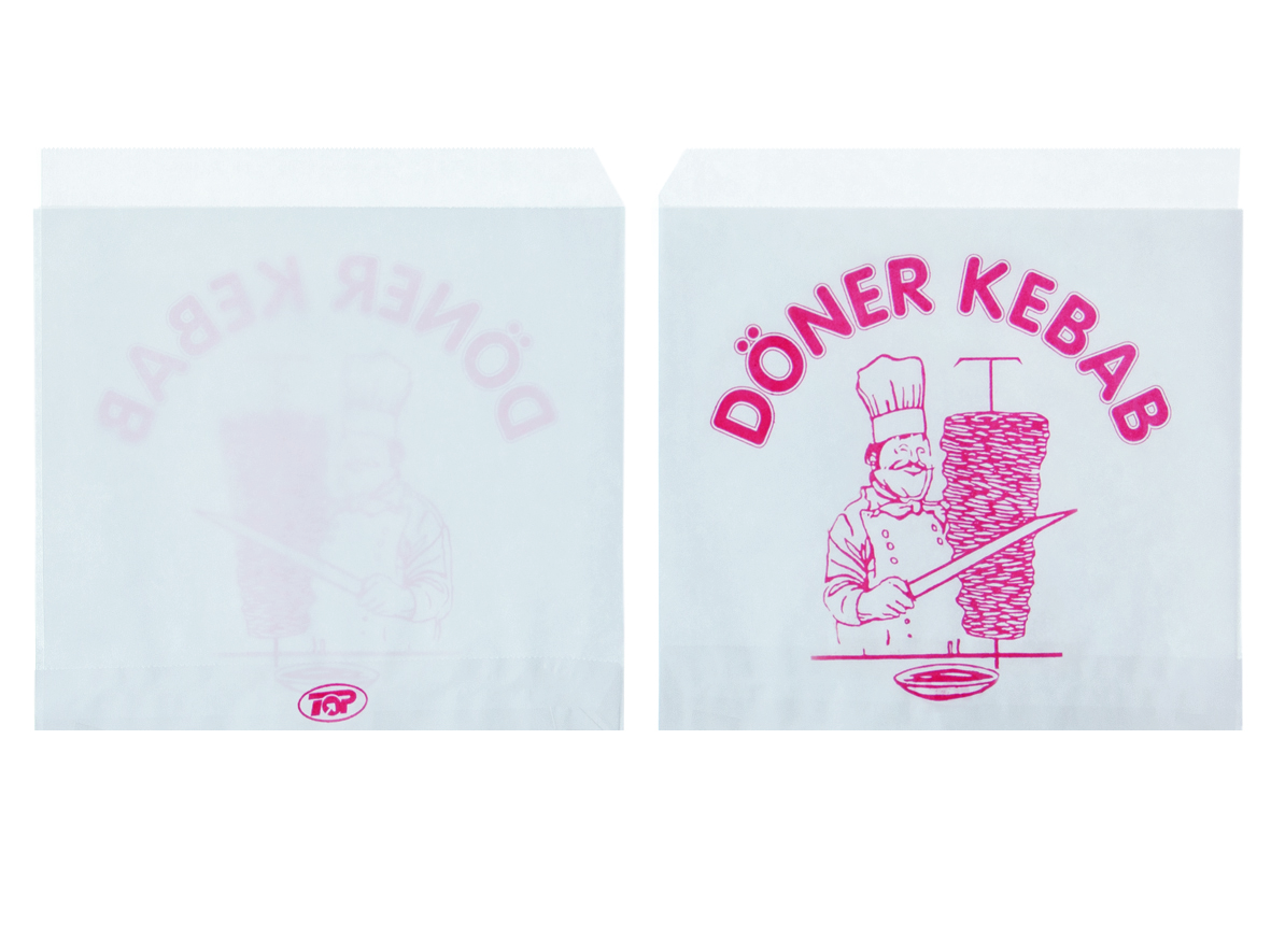 Shopbild Dönerbeutel Dönertüte Dönertasche 16x16cm - 2000 Stück