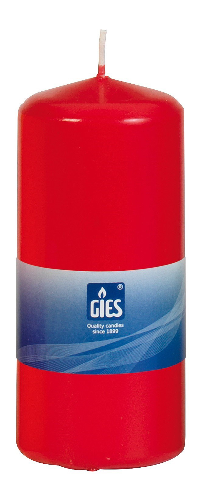 STUMPENKERZE ROT Stumpenkerze 130x58mm rot - 36 Stück