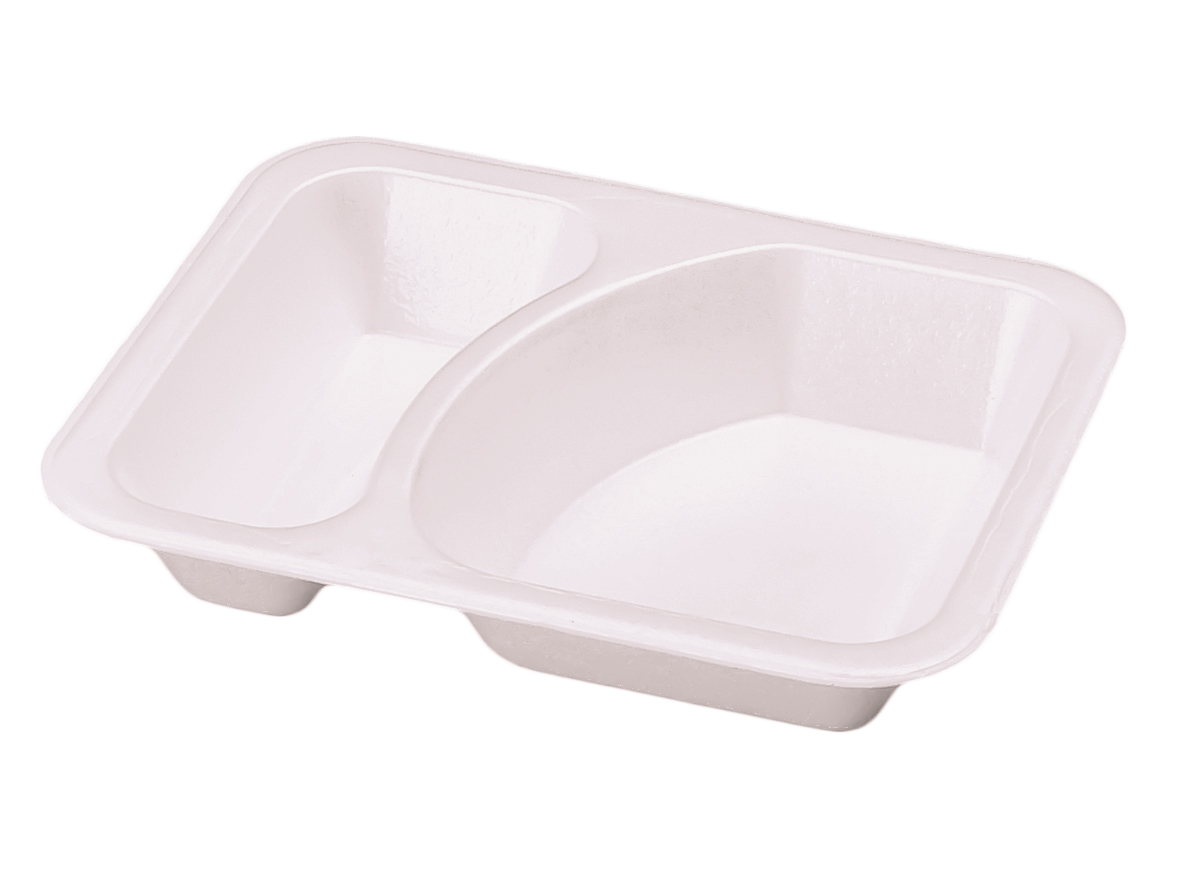 Siegelschalen XPS Nr. 616 2-geteilt 233x182x40 mm - 600 Stück